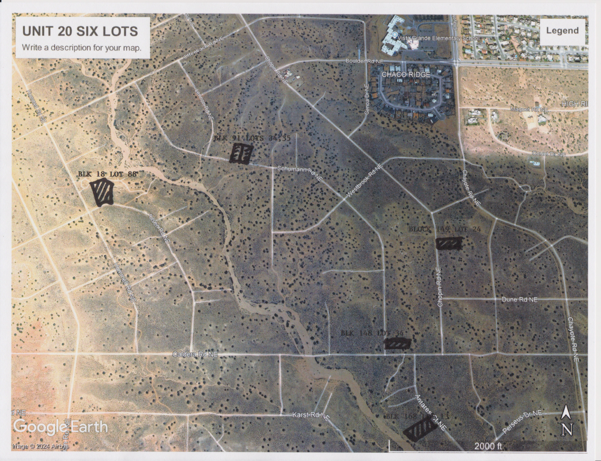 NEAR CHACO RIDGE 6 LOTS NE - Main Image