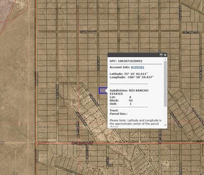 0 57th Street NW, Rio Rancho 