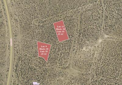 Lot: 9 & 13 Block: 20 Unit: 55, Los Lunas 