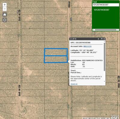 2 lots Chicory Road NE, Rio Rancho 