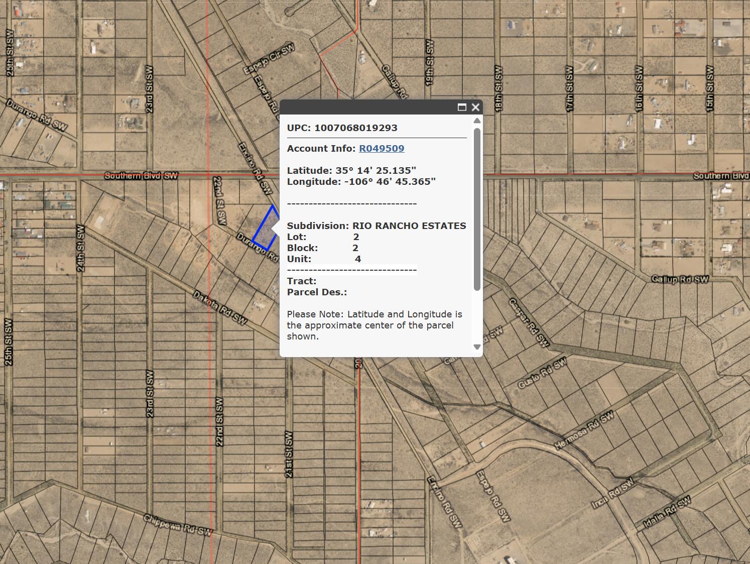 Durango Road SW - Main Image