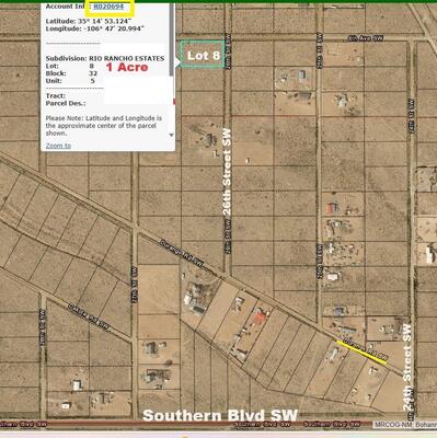XXX 26th Street SW, Rio Rancho 