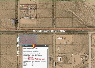 Corner Lot Southern Blvd SW &12th Ave SW, Rio Rancho 
