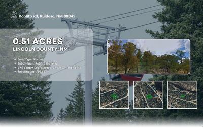 0 Robilto Ridge Road, Ruidoso 