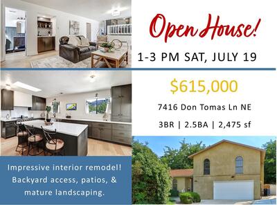 7416 DON TOMAS Lane NE, Albuquerque 
