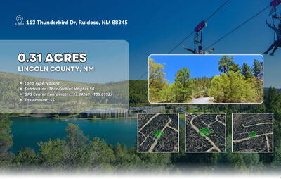113 THUNDERBIRD Drive, Ruidoso 