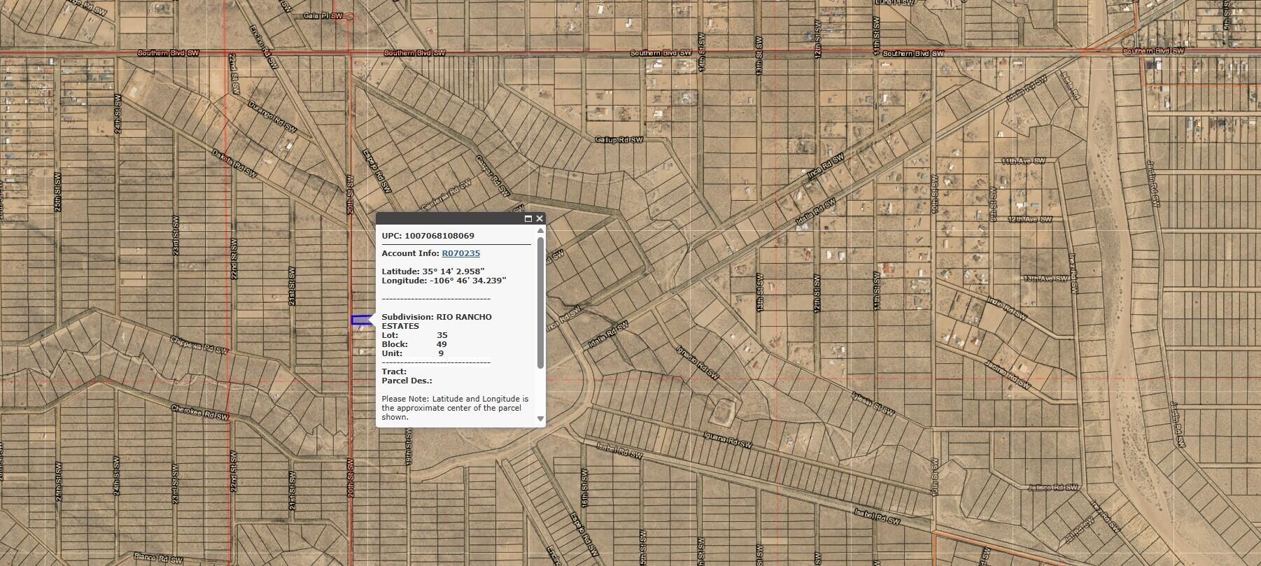 20th (U9 B49 L35) Street SW 9